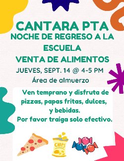 Back to school sales flyer spanish